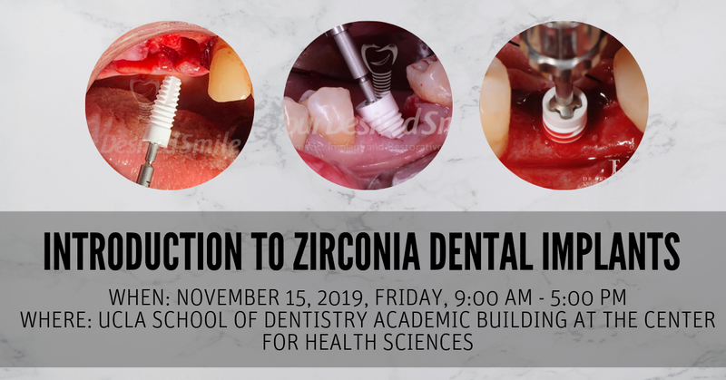 Hands-on Workshop: Introduction to Zirconia Dental Implants