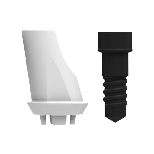 ZERAMEX®XT Abutment RB Angular 15°, 1mm (incl. Screw)