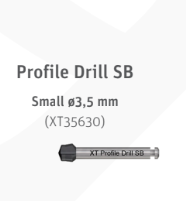 Bone Profile Drill for the 3.5mm ZERAMEX XT Dental Implant "THE COSMETIC IMPLANT"