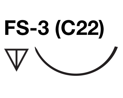 PTFE Suture, 4-0, FS3 (C22), 12PK